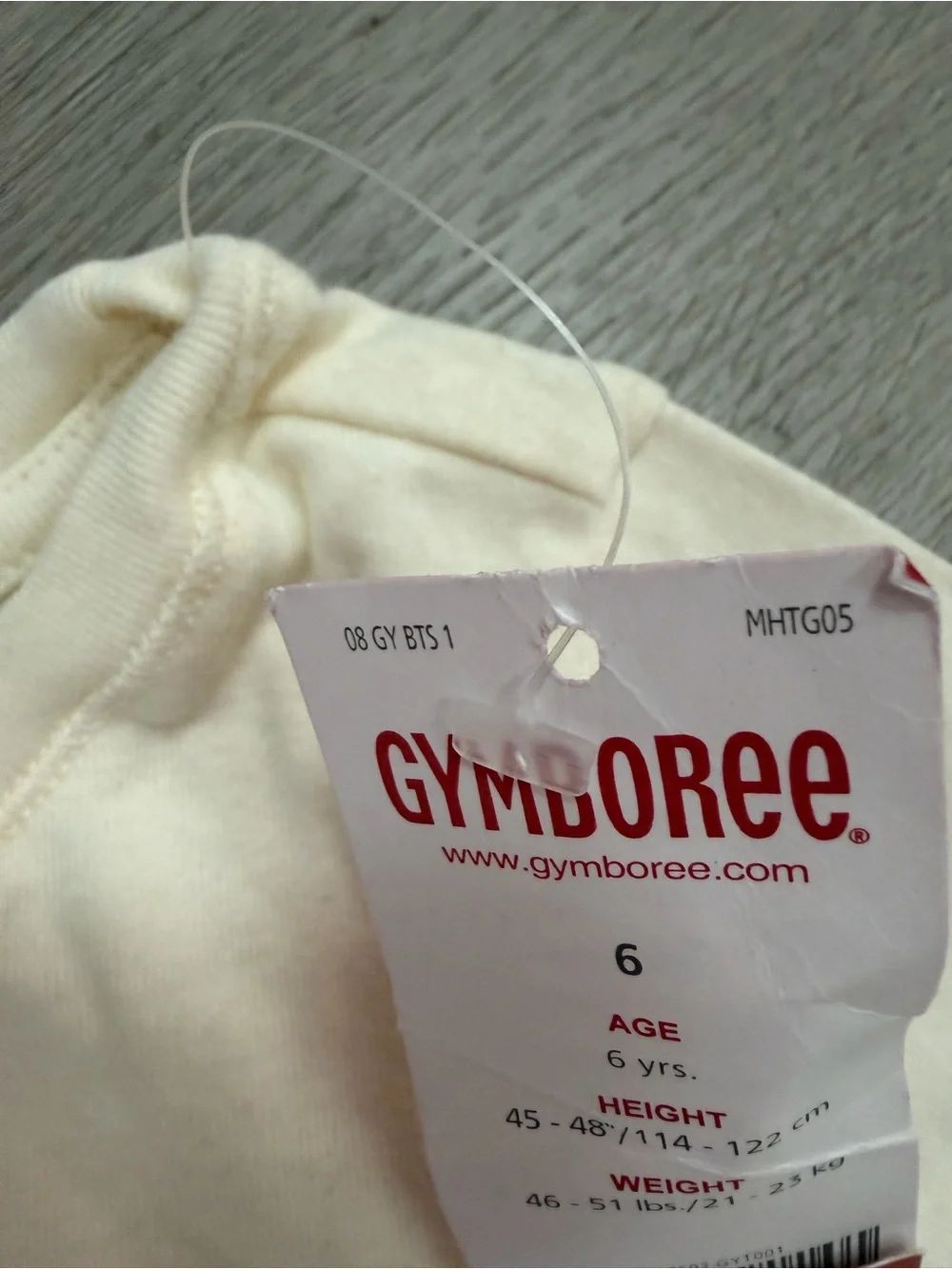 Gymboree Cream Long-Sleeve Tee with Multicolor 'C is for Cute' Graphic